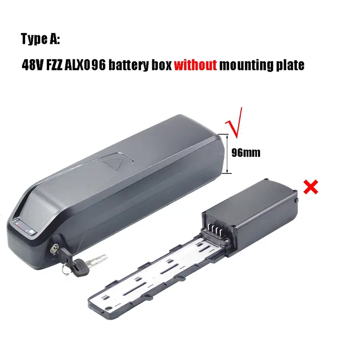 Boîtier de batterie de vélo électrique vide 36V 48V