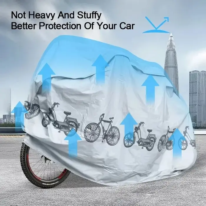 Housse de protection pour vélo d'extérieur, étui de protection pour vélo, imperméable, anti-poussière, anti-UV, équipement de vélo pour toutes les saisons, accessoires de vélo