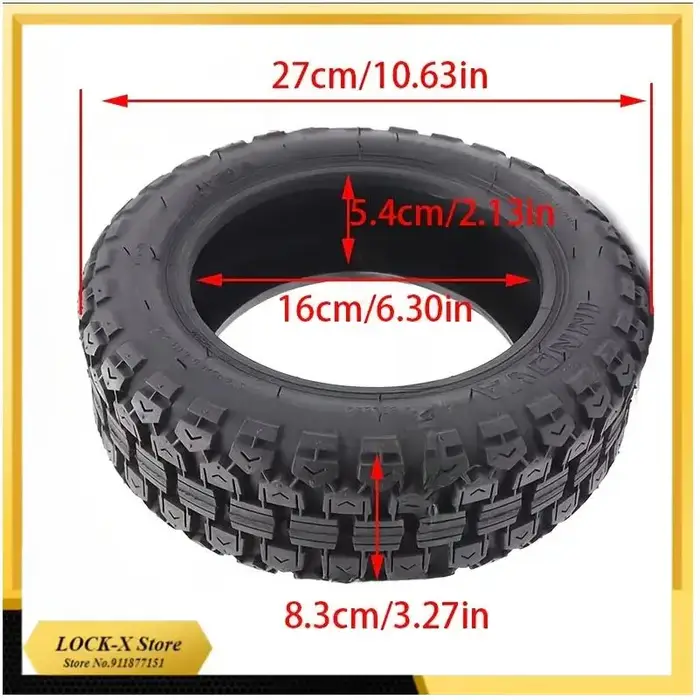Pneu de ville pour trottinette électrique 11 pouces 90/65-6.5, pneu sous vide pour Dualtron Thunder Speedual Plus Zero 11X