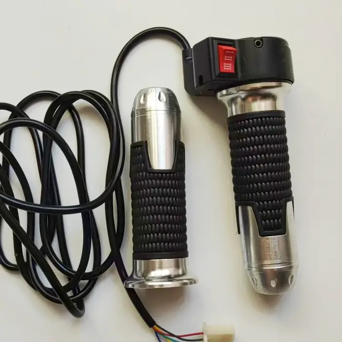 Accélérateur de vélo électrique, moto électrique, guidon Simple, accélérateur en alliage d'aluminium