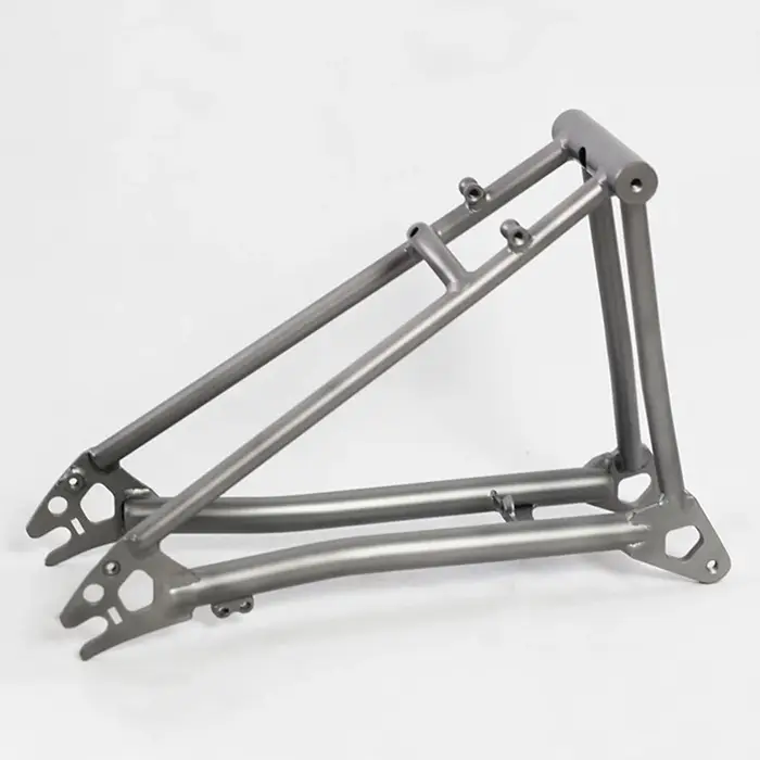 Cadre arrière de vélo pliant en titane P Line, frein C, 112 mm, triangle