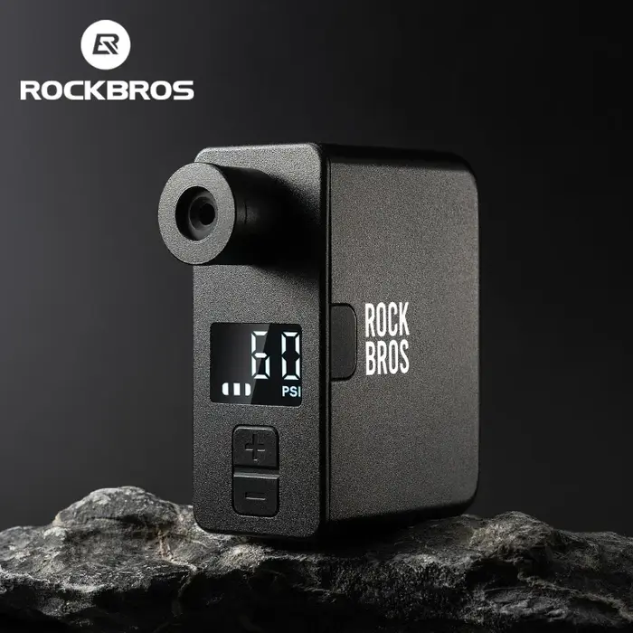 ROCKBROS pompe à vélo Portable Mini pompe à Air électrique poche 120PSI Rechargeable gonfleur de pne