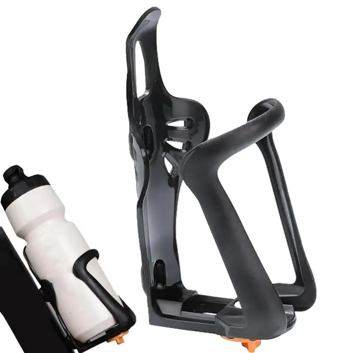 Porte-bouteille réglable pour vélo de montagne et vélo de route noir robuste sans perçage pour bouteille d'eau accessoire cyclisme robuste