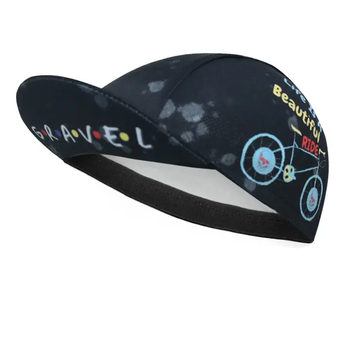 Casquettes de cyclisme en gravier casquette de vélo de route drôle couvre-chef