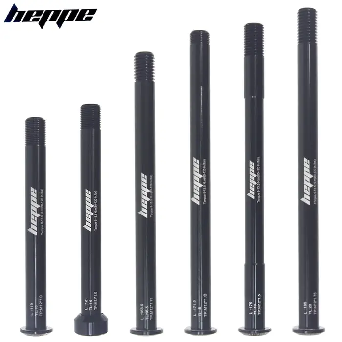 Brochettes d'essieu traversant de vélo de route de montagne HEPPE M12 M15 arbre de fourche avant moy