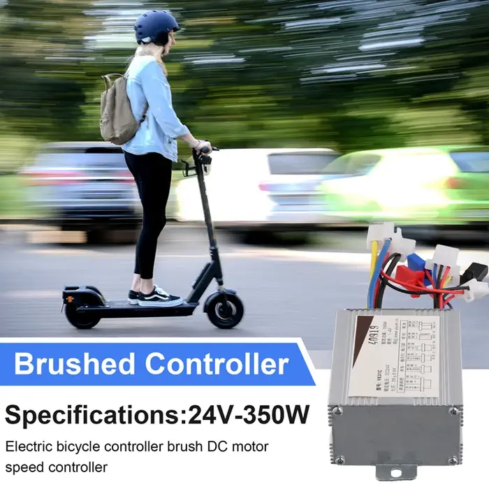 Contrôleur de vélo électrique brossé 24V 350W