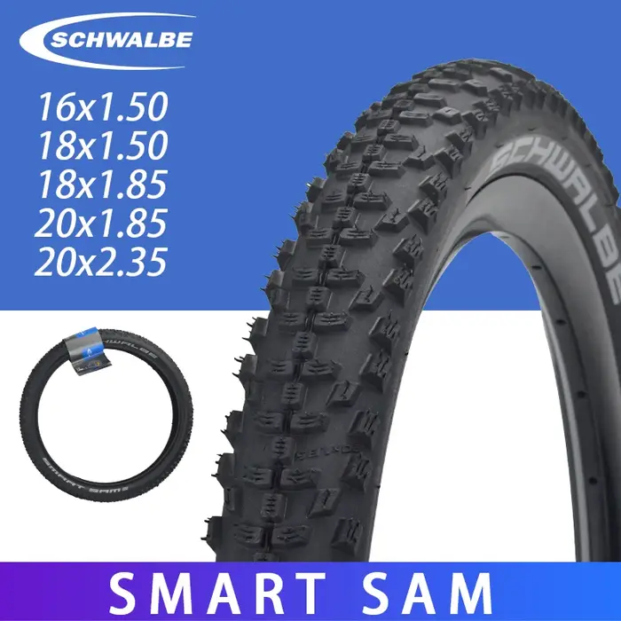 SCHWALBE SMART SAM 16x1.5 18x1.5 18x1.85 20x1.85 20x2.35 pneu de vélo BMX petite roue