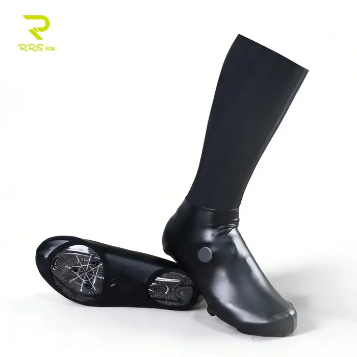 Couvre-chaussures de cyclisme aérodynamiques, légers, élastiques, en PU, coupe-vent, imperméables, p