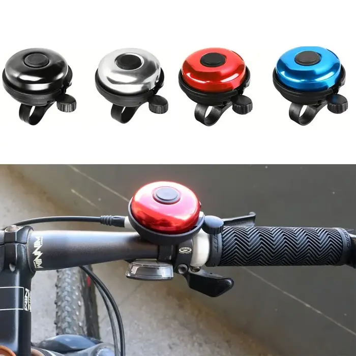 Sonnette de vélo en alliage d'aluminium pour guidon