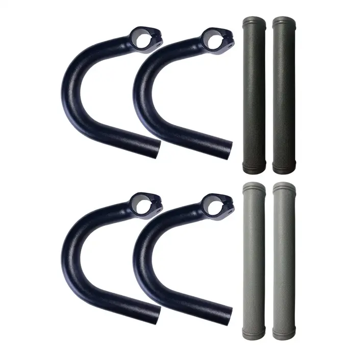 Barres de direction auxiliaires pour vélo, en alliage d'aluminium, pour conversion de VTT en vélo de route, guidon courbé