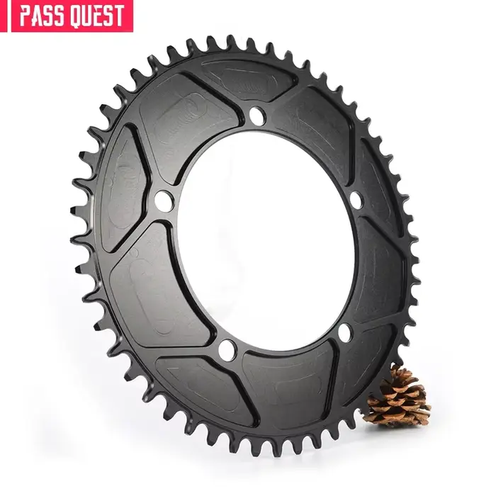 PASS QUEST 130BCD plateau 5 griffes disque fermé rond/ovale 42/44/46/48/50/52/54/56/58/60T pour péda