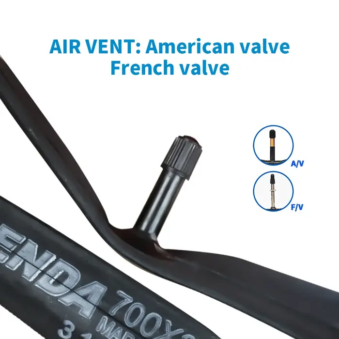 1 pièces KENDA chambre à air de pneu de vélo 700C 18-23C 23-25C 28-32C 35-43C 45C caméra Schrader Presta valve