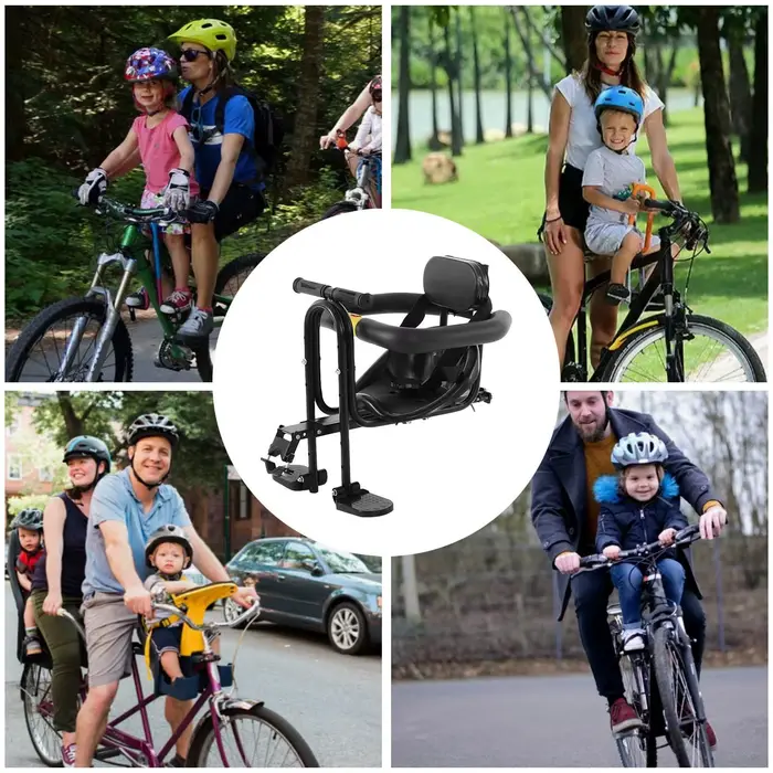 Siège de vélo avant sécurité enfant selle