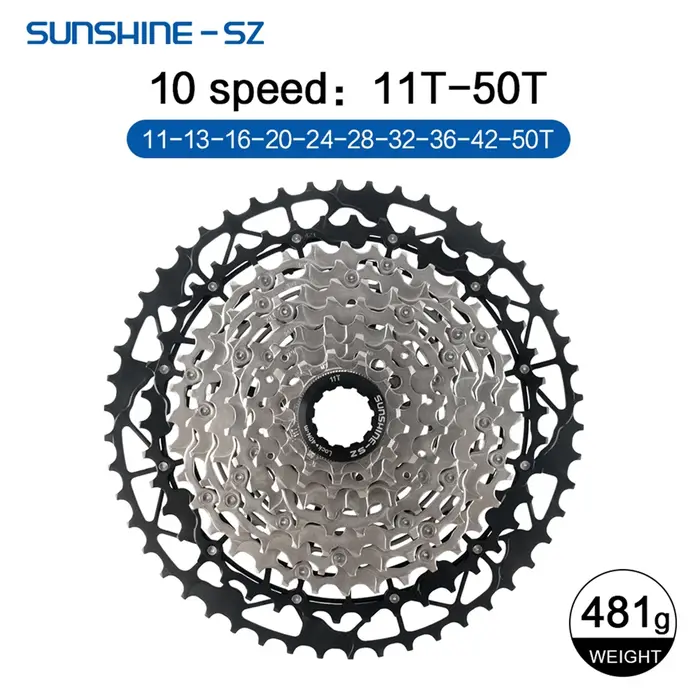 SUNSHINE – Cassette de vélo de montagne 8 9 10 11 12 vitesses