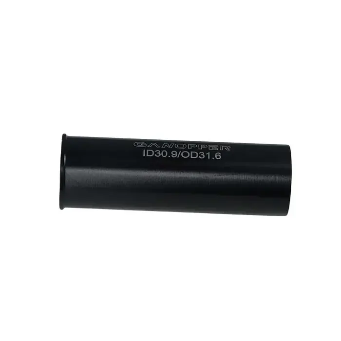 Adaptateur de tube de tige de selle en alliage d'aluminium pour vélo de montagne avec manchon de réduction et 17 coloris personnalisables