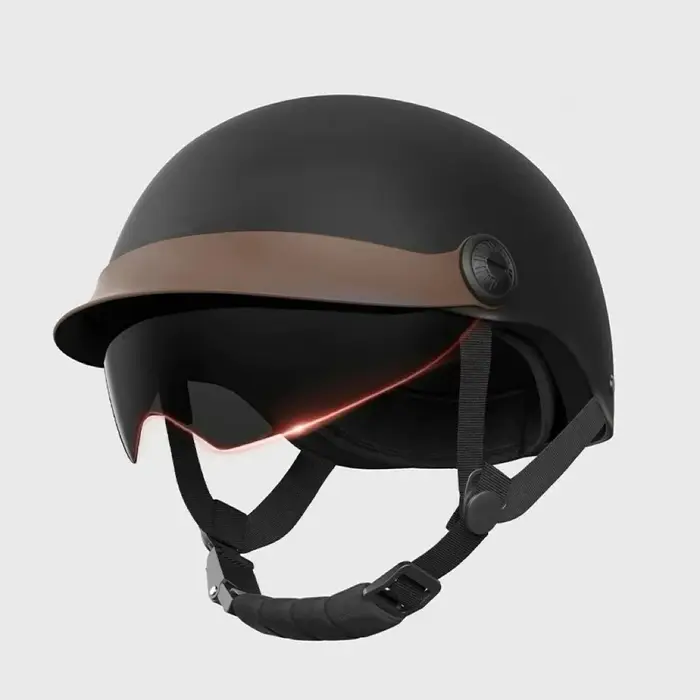 Casque de vélo avec lunettes