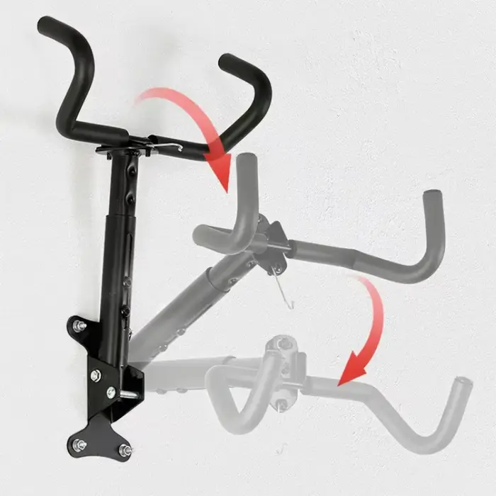 Support mural pliable et réglable pour vélo de route et VTT