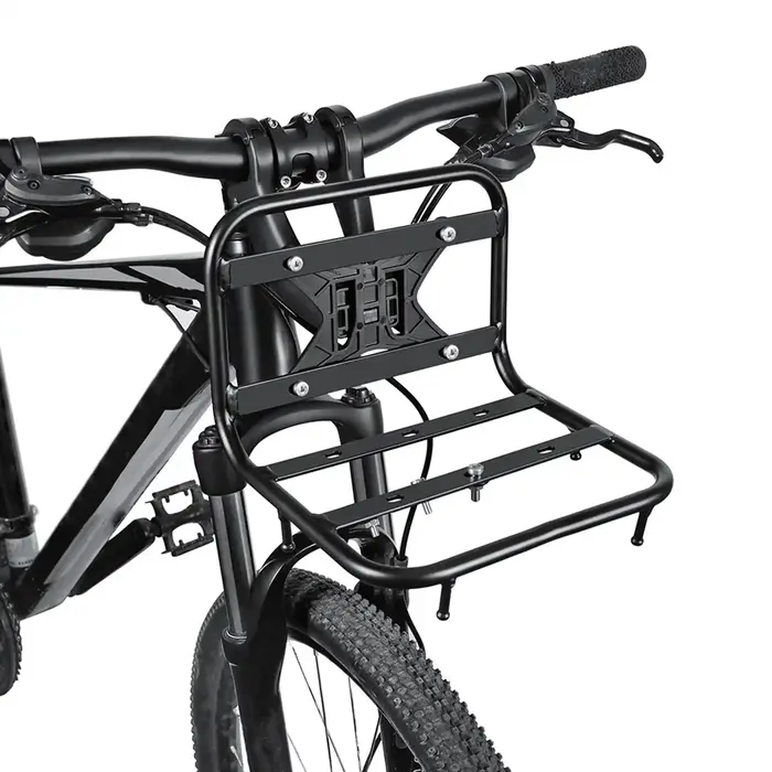 Support de fourche avant de vélo, support de transport robuste, accessoires de porte-bagages pour voyages, randonnées, enfants et adultes