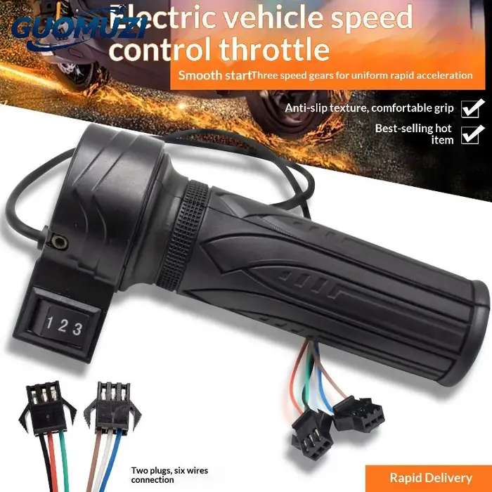 Trottinette électrique avec guidon à 3 vitesses pour un contrôle de vitesse fluide et une maniabilité confortable