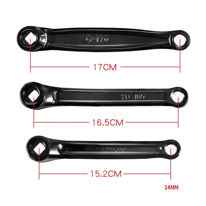 Bras de manivelle gauche de vélo de montagne Durable