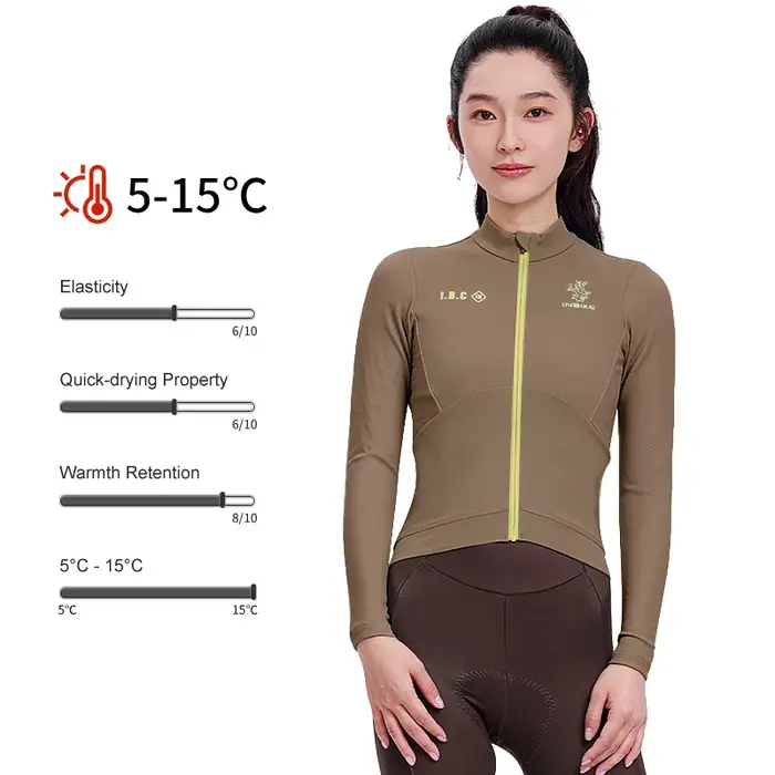 INBIKE vêtements de cyclisme automne et hiver polaire à manches longues nouveau haut femmes vélo de route veste chaude chemise de sport de plein air