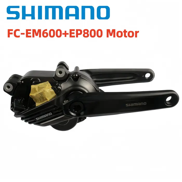 Groupe de manivelle Shimano DU-EP800 + pédalier FC-EM600 pour vélo électrique
