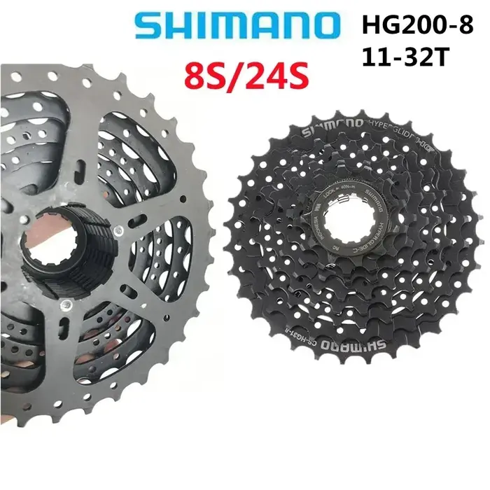 SHIMANO Tourney HG200 7s 12-28T/12-32T 8s 12-32T 9s 11-32/34T Cassette CS-HG200-7/8/9 pour vélo de montagne Original