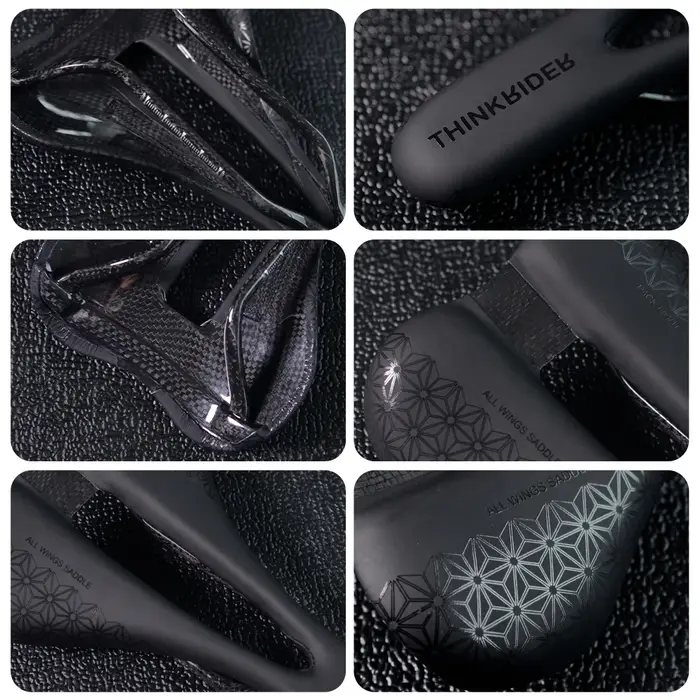 ThinkRider TR03 selle en Fiber de carbone ultralégère 116g selle ouverte haute performance SuperFlow