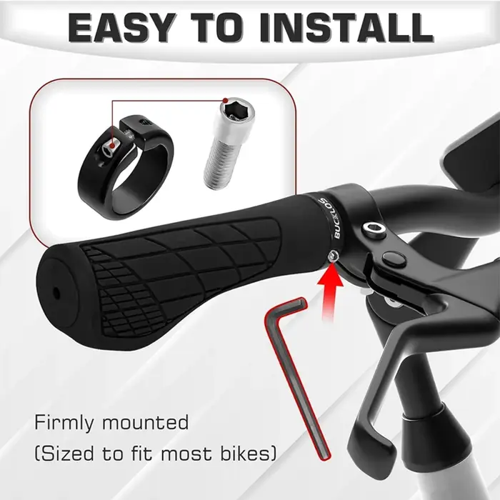 BUCKLOS poignées de guidon vtt ergonomique confortable VTT