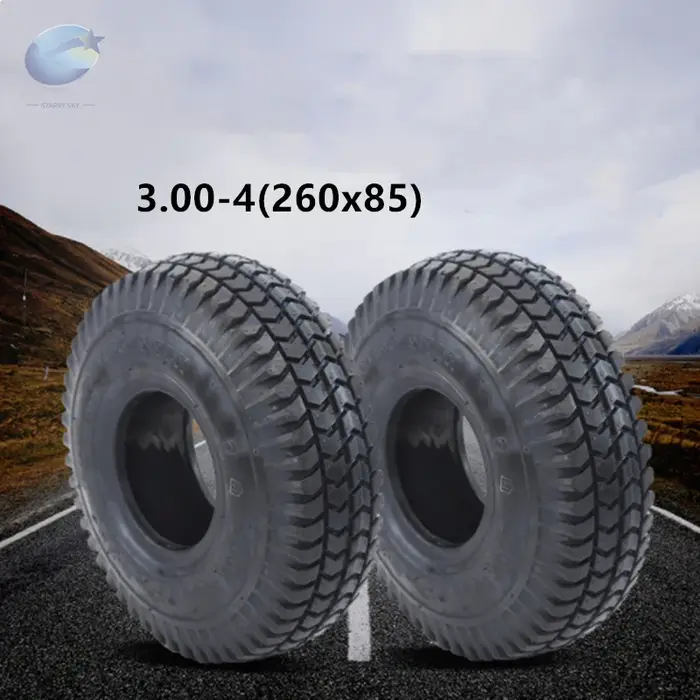 2pack 3.00-4 260x85 utilitaire Dolly main camion pneu pour rasoir E300