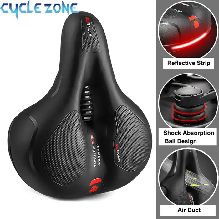 Selle de vélo creuse respirante pour hommes et femmes