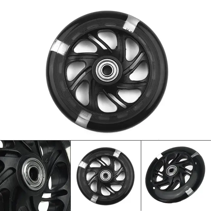 LED Flash roue de Scooter lumières clignotantes PU enfants