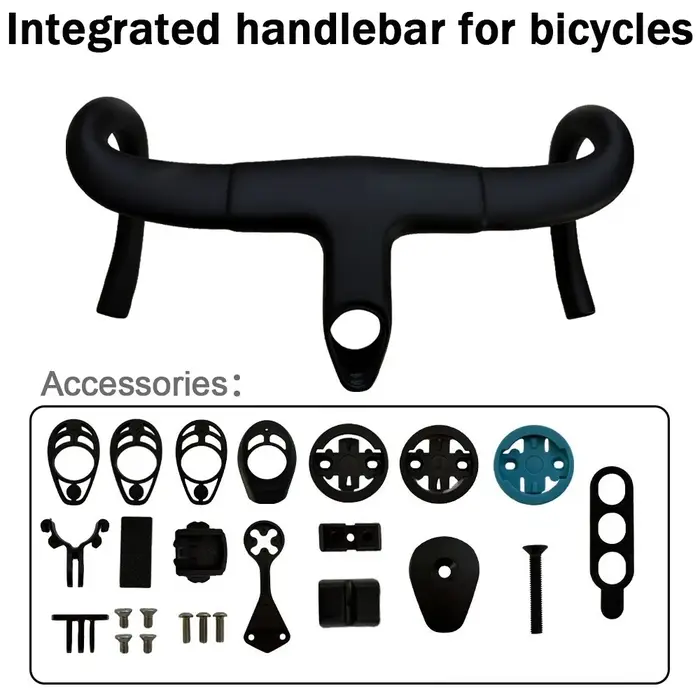 Guidon de vélo de route intégré en fibre de carbone T1000 Pinarello, nouveau guidon de vélo de route