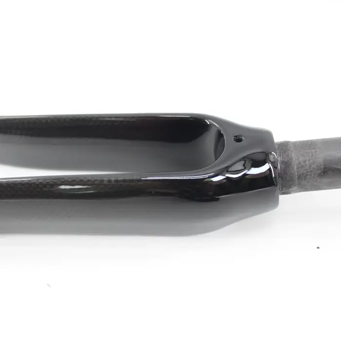 Fourche avant entièrement en fibre de carbone 3K pour vélo de route