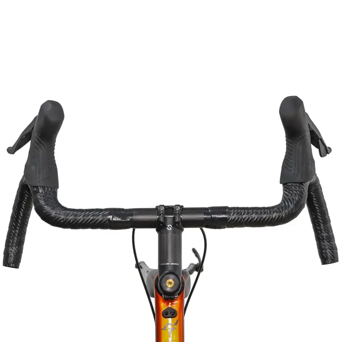 Guidon de gravier en carbone, grande barre évasée, pour vélo de route, Cyclocross, 400/420/440mm, 30