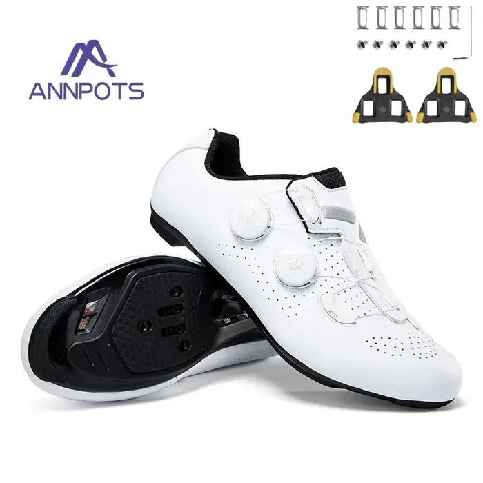 Hommes auto-verrouillage vitesse vélo vtt baskets course