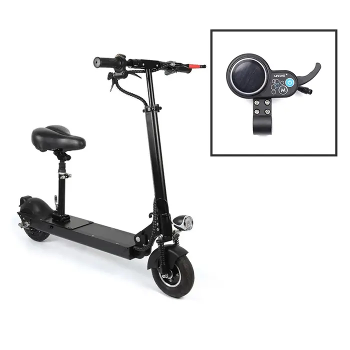 LIVIAE-Contrôleur de moteur sans balais, panneau d'affichage LCD, accélérateur au pouce, vélos électriques, scooter, 36V-48V, 350W