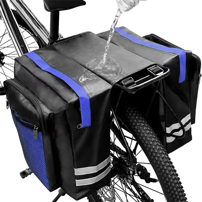 Sacoche de vélo arrière double face haute capacité