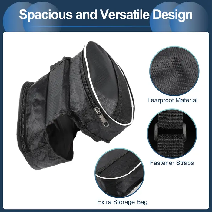 X Autohaux-Sac imperméable en PVC pour cadre de vélo