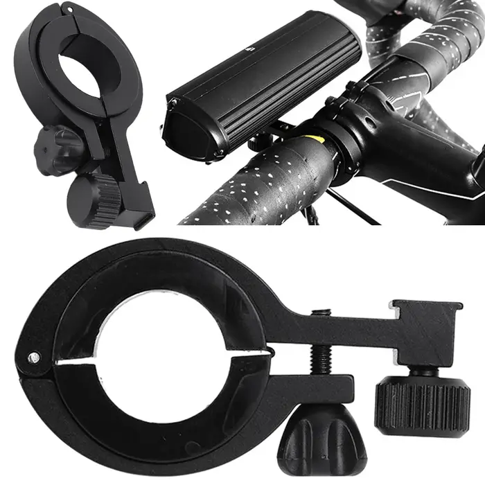 Support de lampe de vélo en alliage d'aluminium