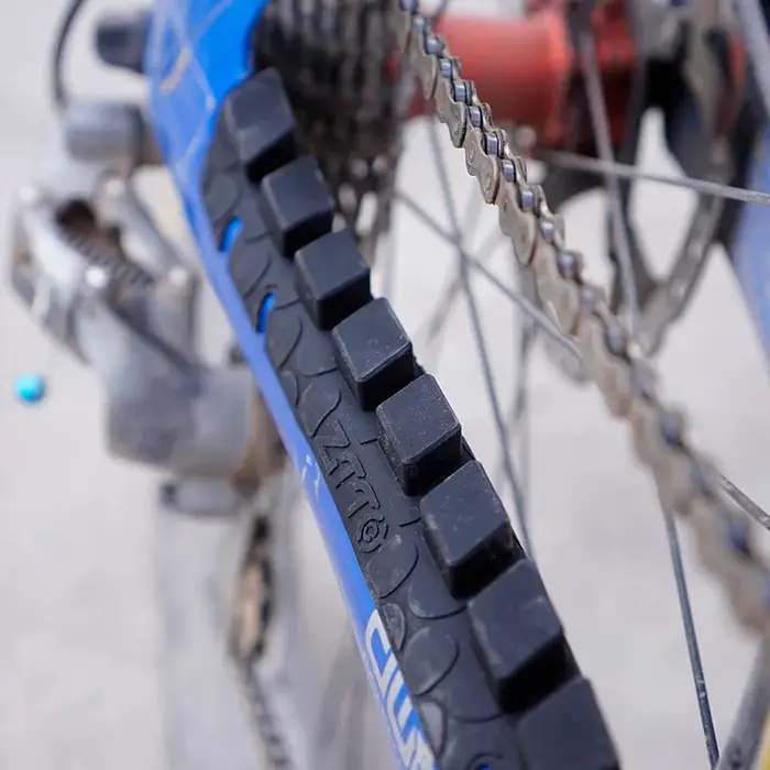 JOStay-Coussretours de protection de chaîne de vélo en silicone 3D