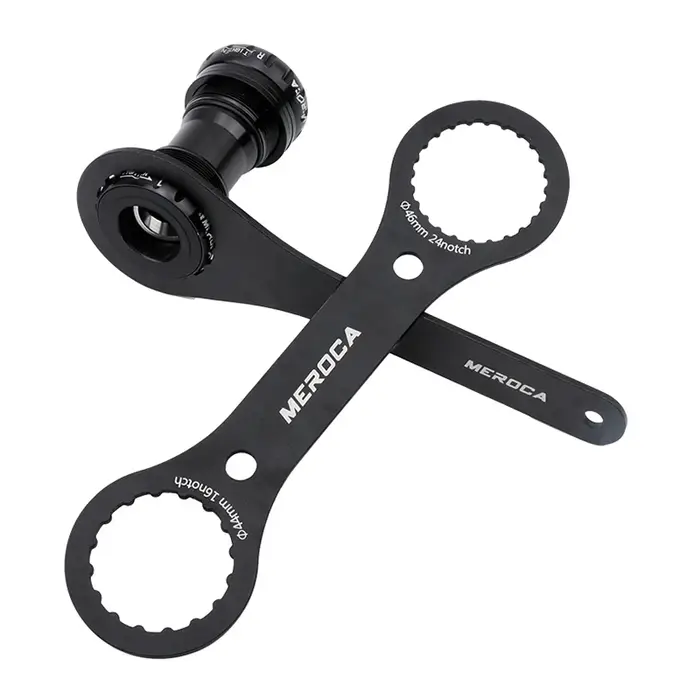 Clé de support de pédalier de vélo MEROCA en alliage d'aluminium haute résistance pour SHIMANO SRAM DUB et IXF entretien précision atelier