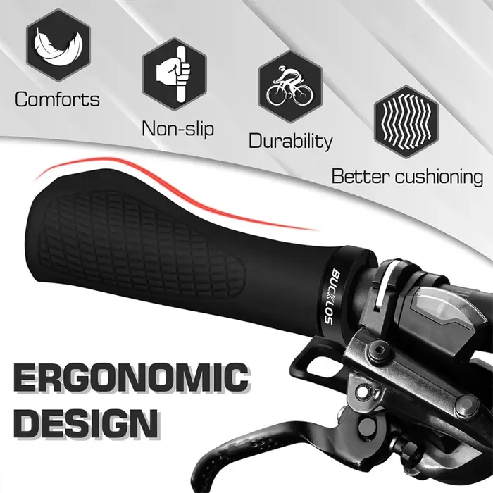 BUCKLOS poignées de guidon vtt ergonomique confortable VTT