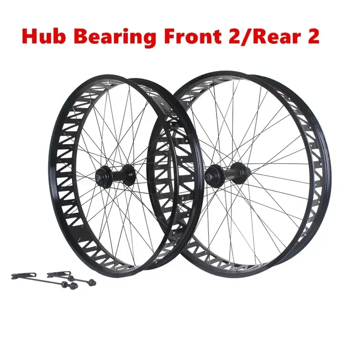 Roue de frein à disque pour vélo de neige