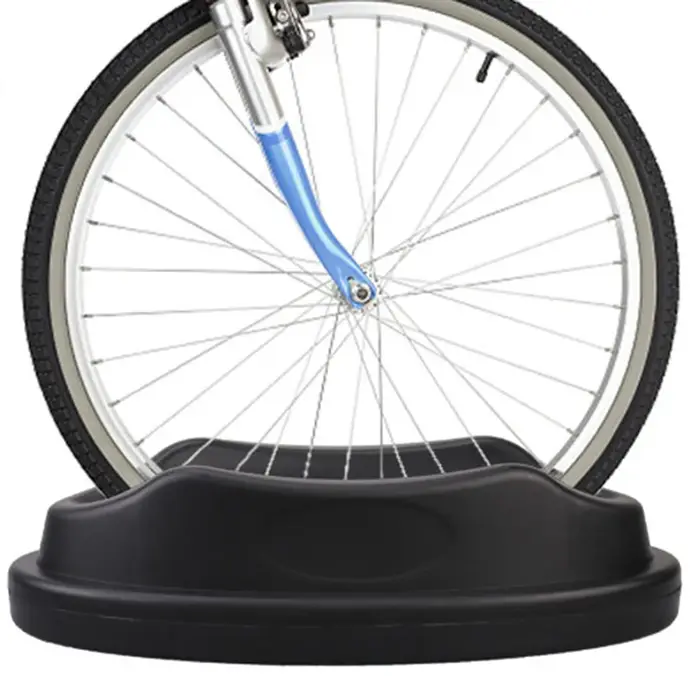 Support de stabilisation de roue avant de vélo d'appartement
