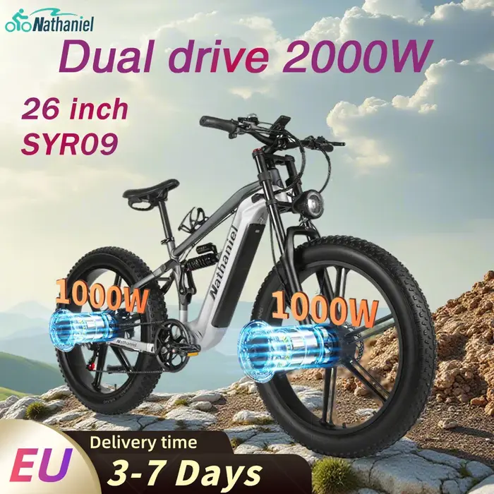 Nathaniel SYR09 vélo électrique 2000W double moteur