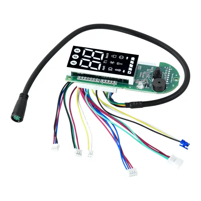 Carte de circuit du tableau de bord de trottinette électrique pour Xiaomi 4 Pro 2ème génération avec clignotants – Pièces de rechange pour instrument