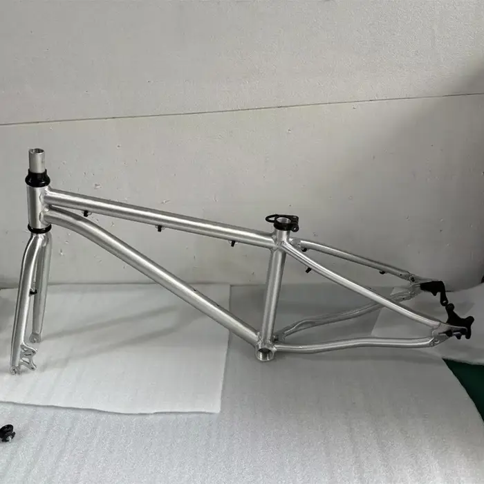 Cadre de vélo de frein à disque de 24 pouces avec fourche avant/casque de roulement/pince de Tube de selle O. L.D