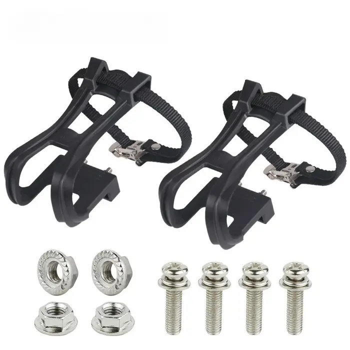 Couvre-pédales de vélo avec motif chien volant - Paire de protège-pédales avec sangles réglables et cordes de fixation