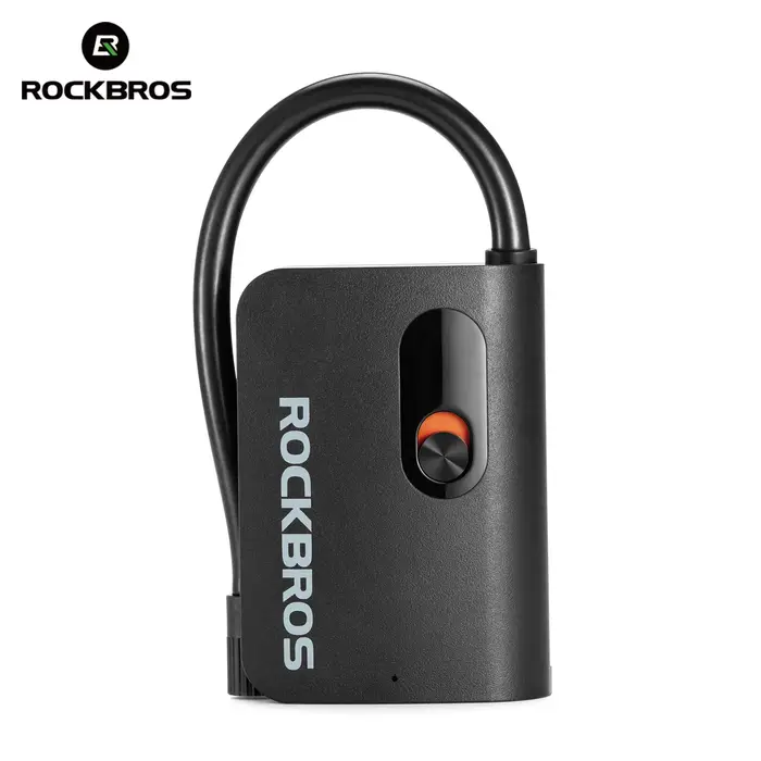 ROCKBPROS Mini pompe électrique de vélo Portable 70psi 2600mAH pompe de gonflage d'air de pneu vtt v